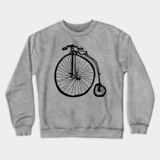 Penny Farthing Bicycle Crewneck Sweatshirt